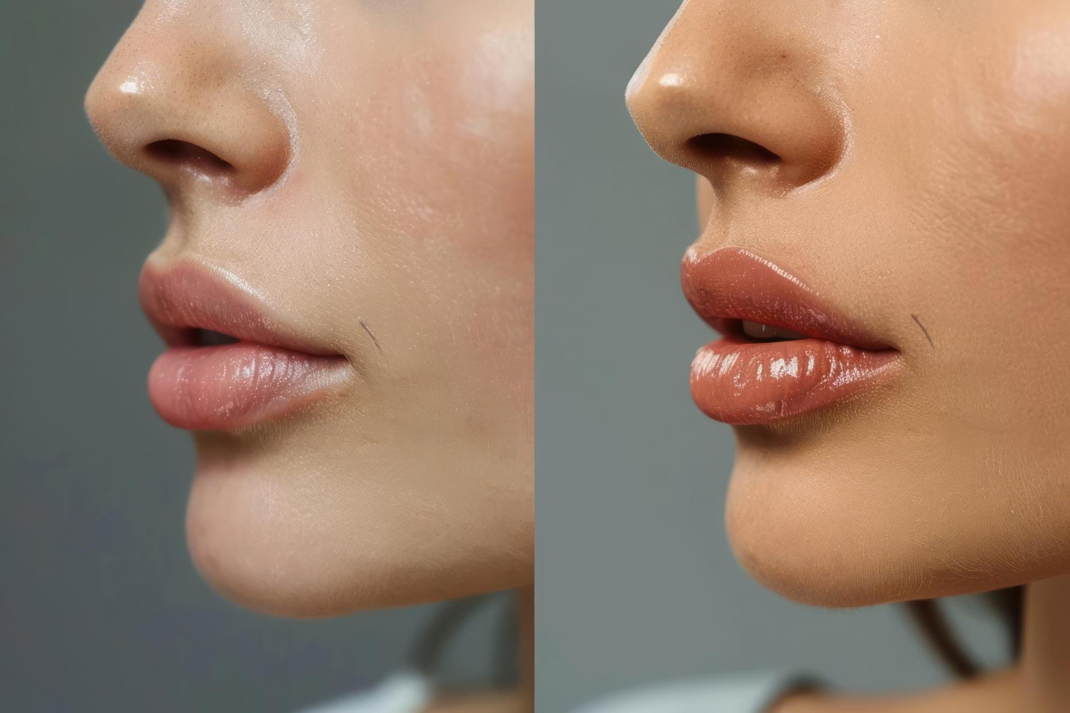 Before and After Lip & Cheek Fillers