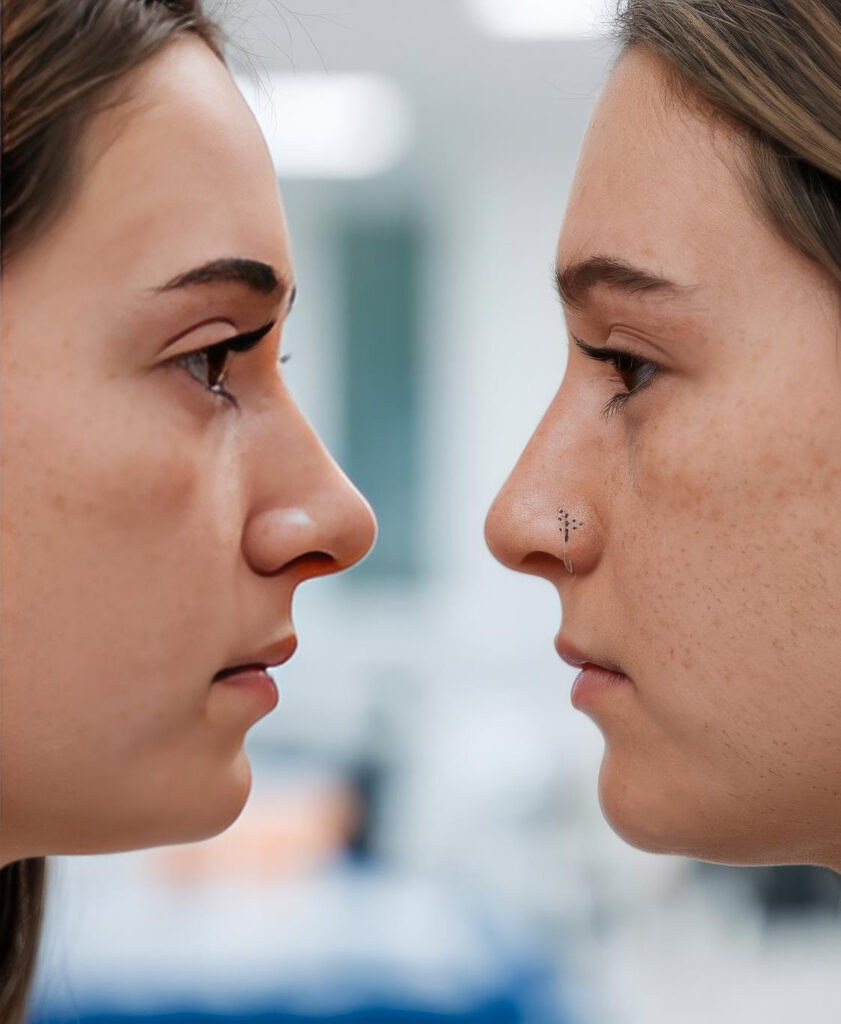 Before and After Non-Surgical Nose Job