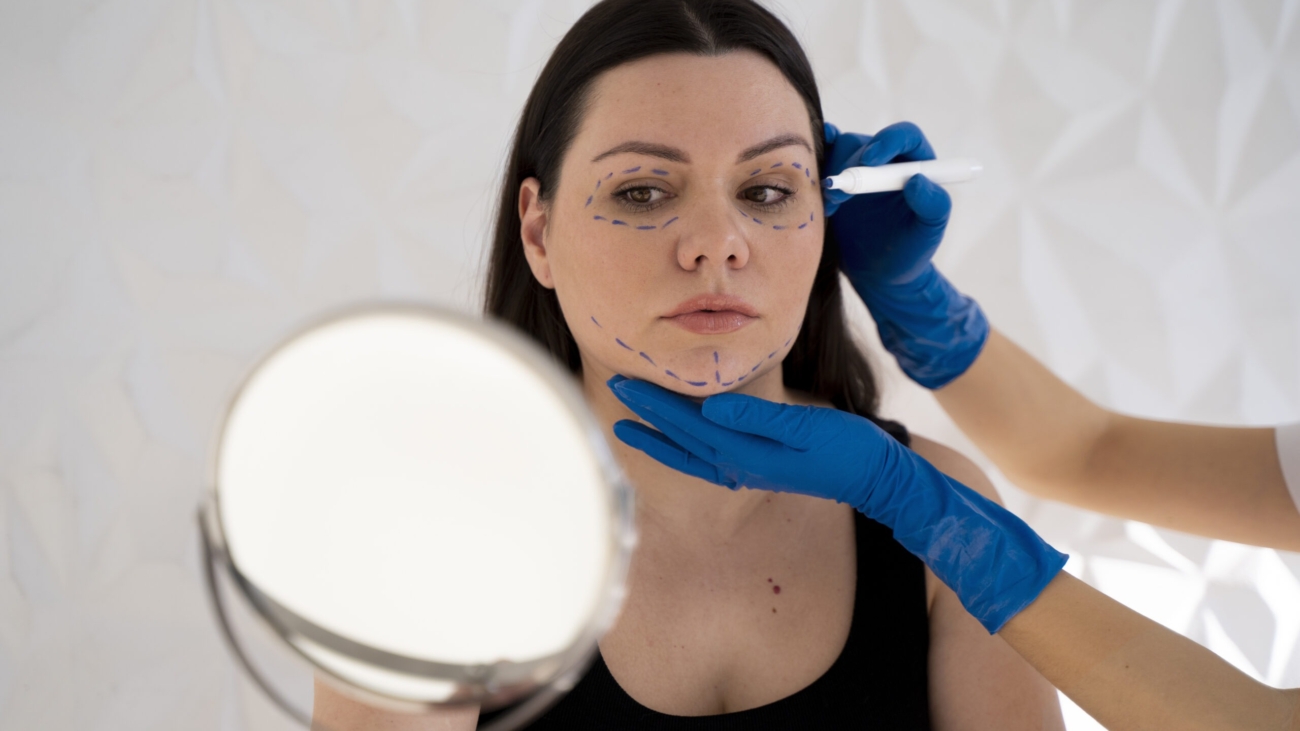 Preventive Botox facial mapping before wrinkles appear