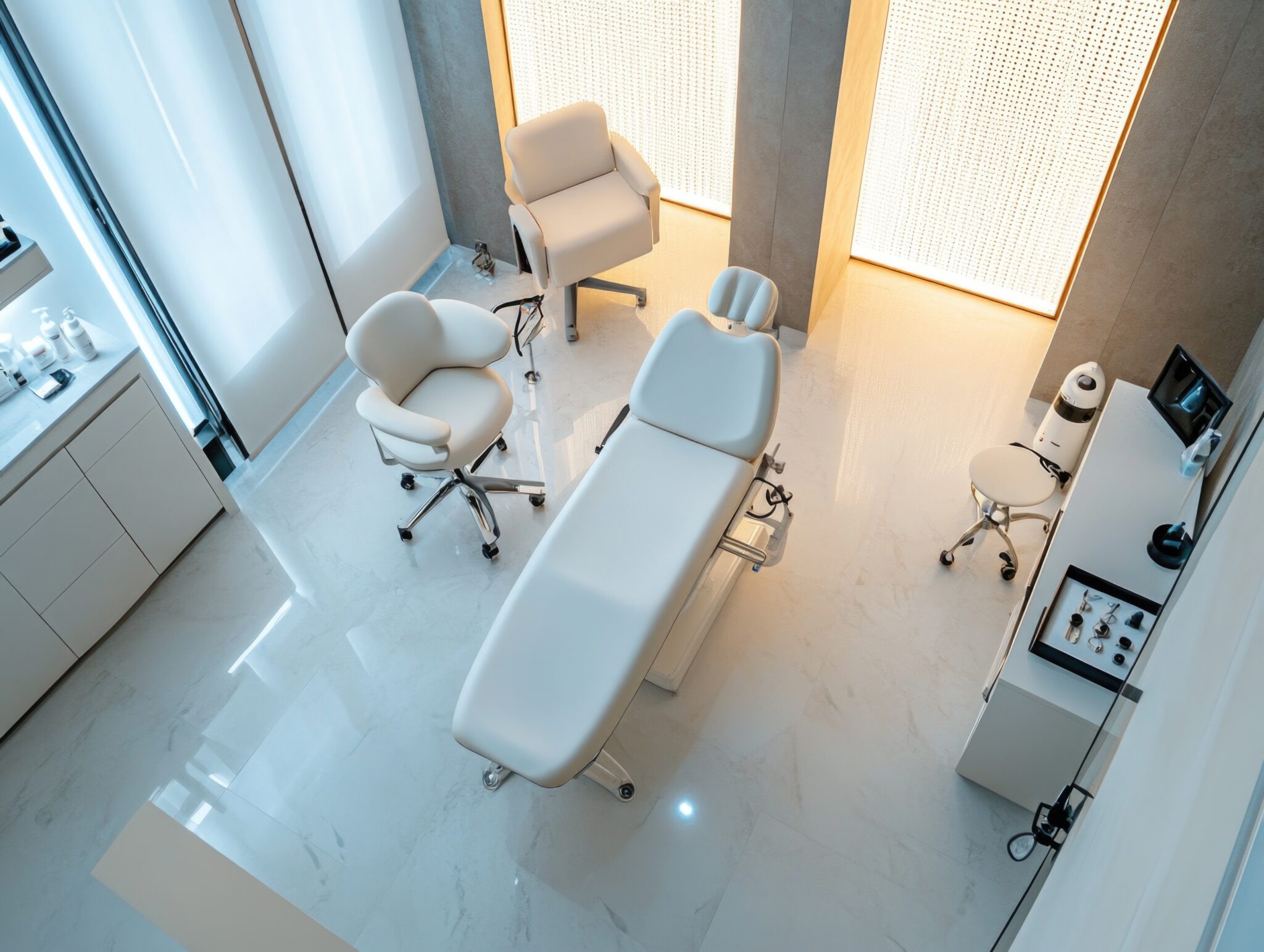 Reveal Clinics Riyadh aesthetic treatment room interior