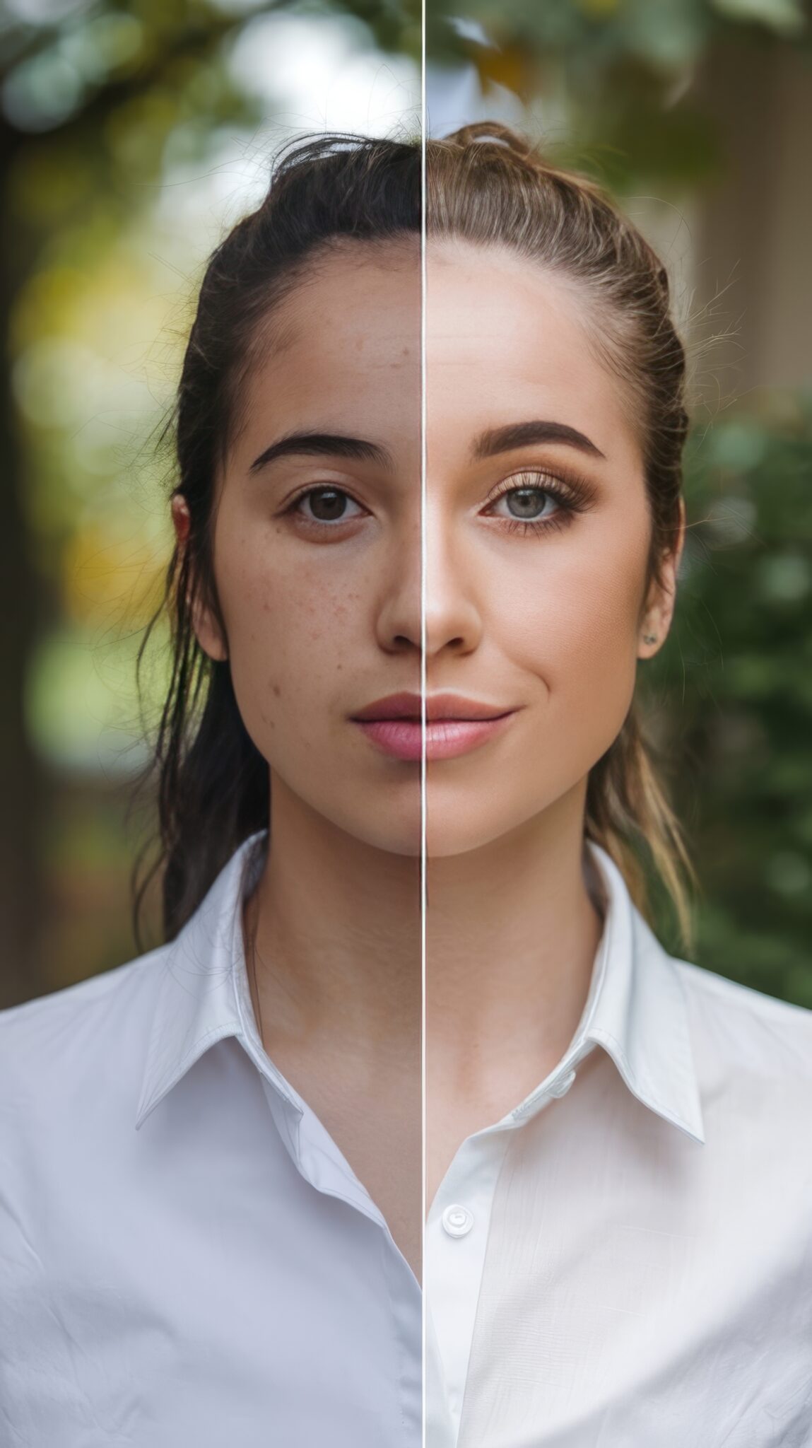 Before and after hyaluronic acid fillers natural results